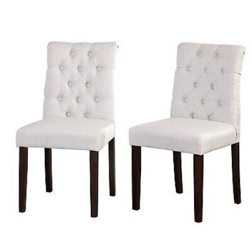 Annie Tufted Dining Chairs Gray
