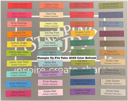 Colorful File Tab Organizers