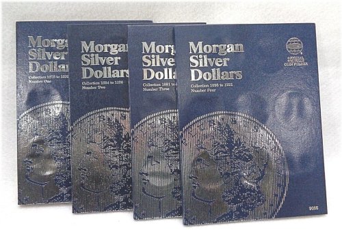 Whitman Morgan Silver Dollars Coin Folders Set