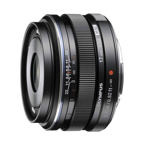 M.Zuiko 17mm F1.8 Black Lens