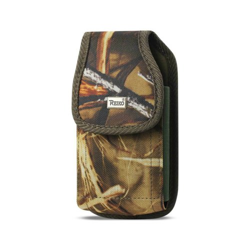 Camouflage Metal Clip Case for Consumer Cellular Phones