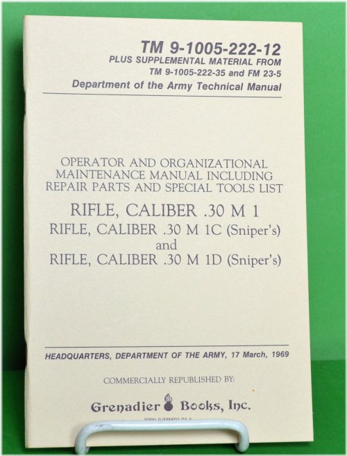 Garand Rifle Care Guide - Vintage Edition