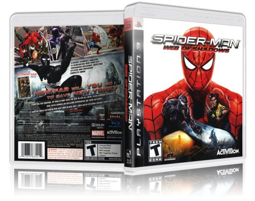 Spider-Man: Web of Shadows - PS3 Cover and Case Replacement