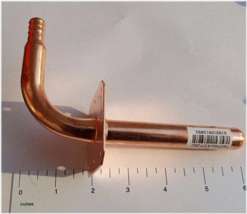 Copper PEX Elbow with Flange