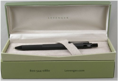 Stealth Black Button-Actuated Pencil