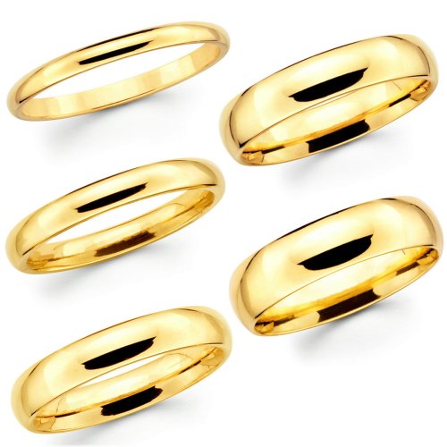 Golden Harmony Comfort Fit Ring Collection