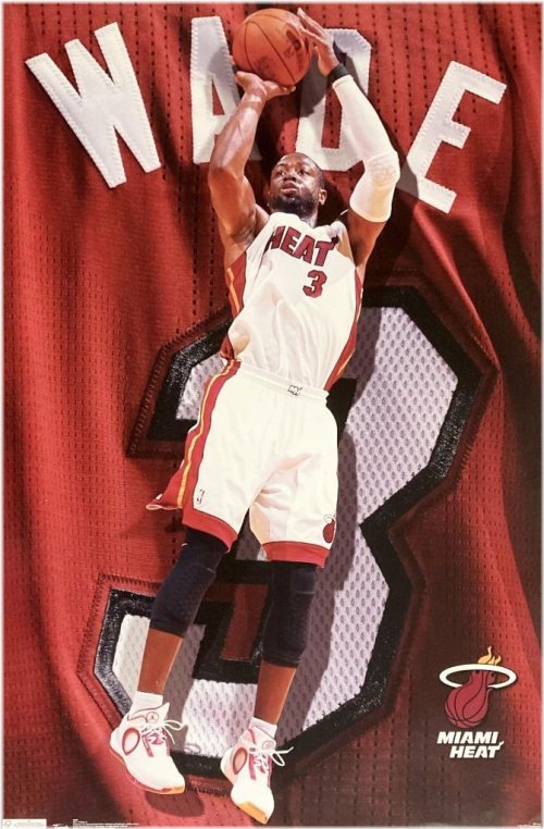 Classic Miami Heat 2011 Dwayne Wade Poster