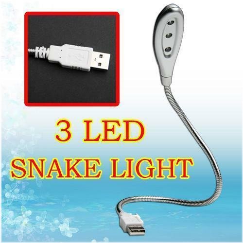 Flexilite USB LED Lamp with Adjustable Snake Neck