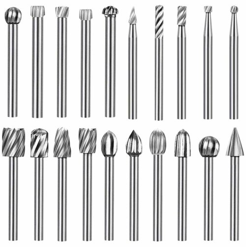 Carving Burr Set by HSS Rotary Tools