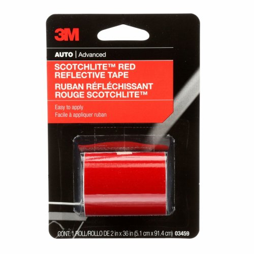 Red Reflective Tape Roll by 3M