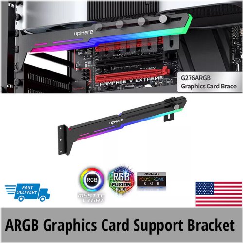 ARGB Graphics Card Support Bracket