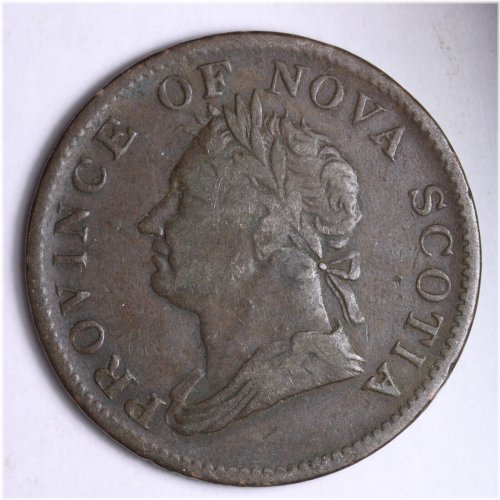 Antique Nova Scotia Half Penny Token