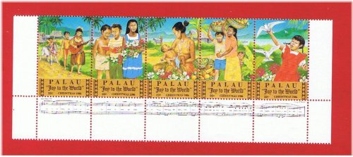 Palau Christmas Stamp Set