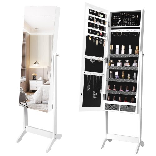 Reflective Jewelry Storage Cabinet