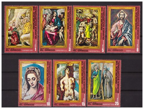 El Greco Religious Paintings Stamp Set