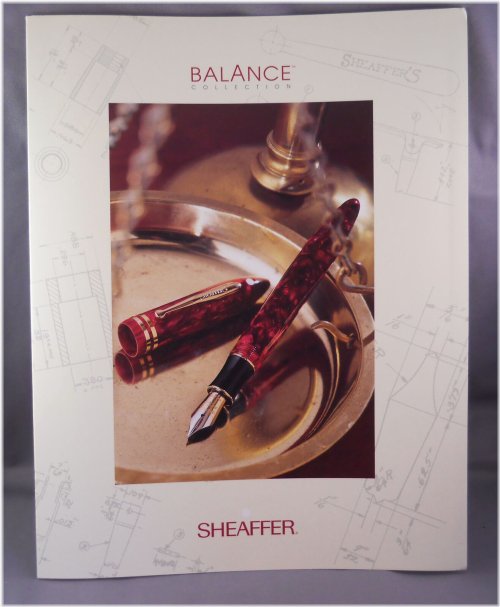 Sheaffer Balance Dealer Catalog Sheets