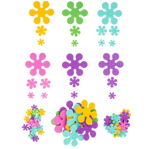 Daisy Delight Foam Stickers for Kids' Creative Projects