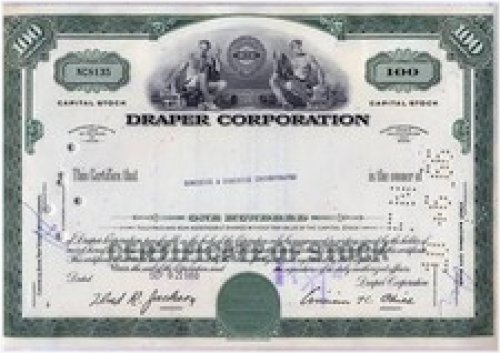 Maine Heritage Stock Certificate