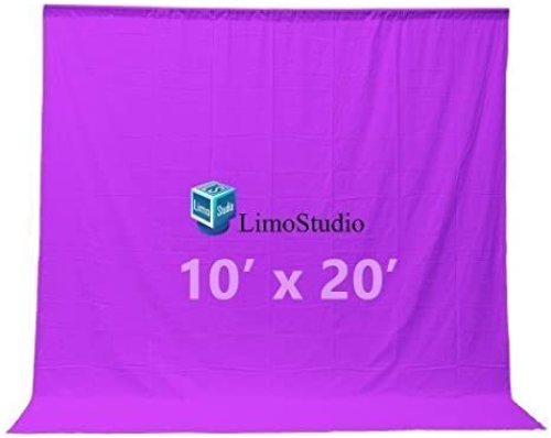 Purple Cotton Muslin Backdrop