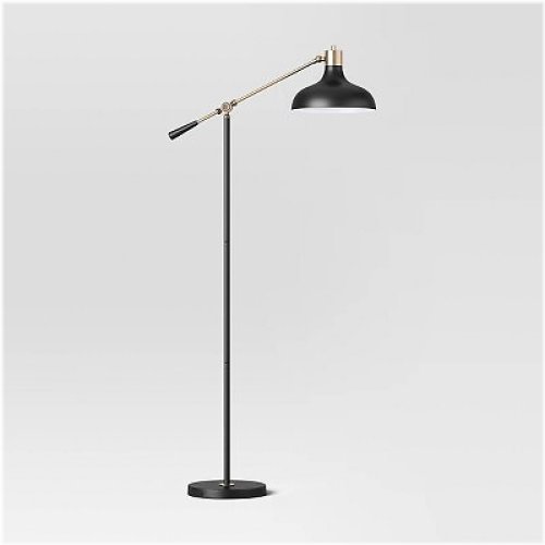 Black Schoolhouse Floor Lamp by Crosby