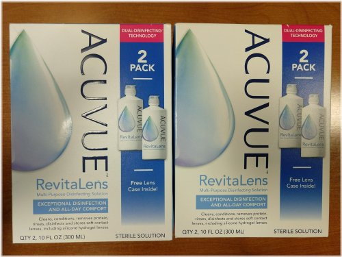 RevitaLens Multi-Purpose Disinfecting Solution Twin Pack