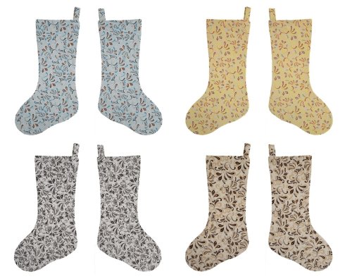 Festive Paisley Stocking Collection