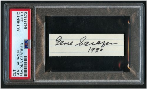 Golf Hall of Fame Legend Autographed Memorabilia