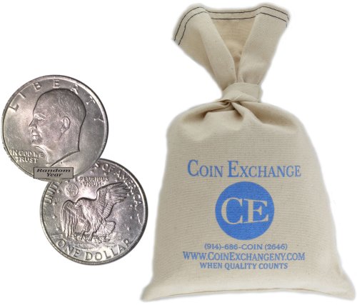 Full Date Eisenhower Dollar $100 Face Value Bag