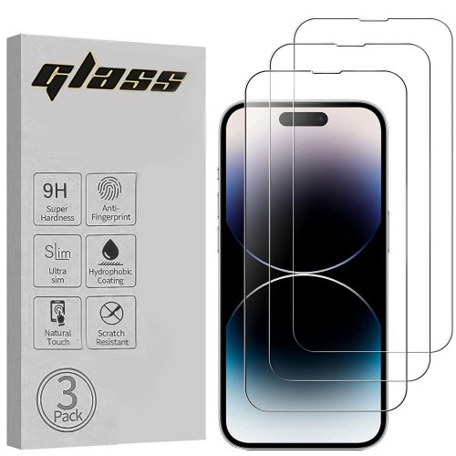 CrystalShield Trio: Tempered Glass Screen Protectors for iPhone Models