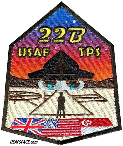 Edwards AFB Test Pilot School Class 22B Darkstar Patch