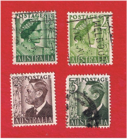 Australian Royalty Stamp Set