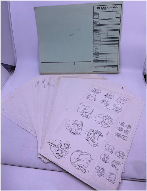 1983 He-man MOTU Ep 38 Filmation Character Model Art Collection