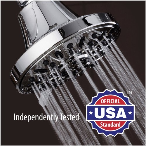 Premium 6-Setting Shower Head by AquaDance