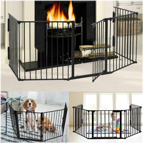 Swing Gate Playard and Playpen with 5 Panels