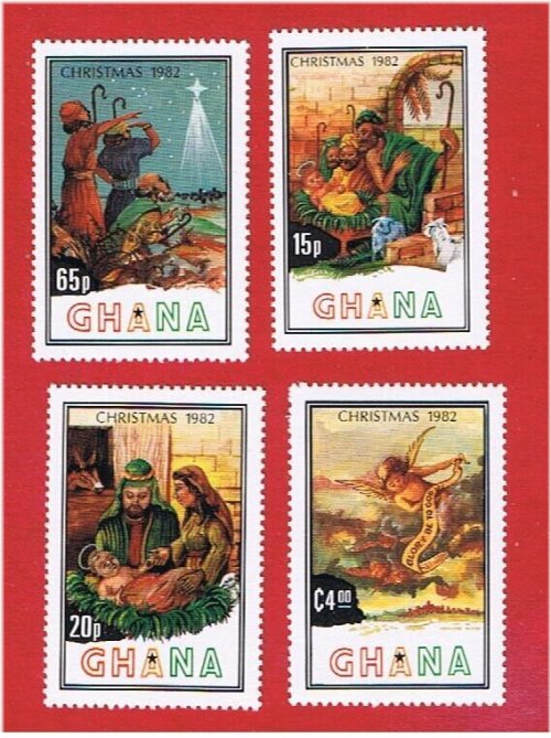 Ghana Christmas Stamps Collection