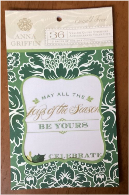 Emerald Forest Christmas Vellum Quotes Set