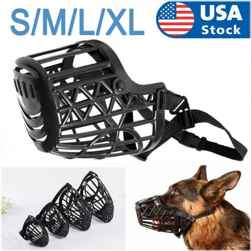 BreathEasy Dog Muzzle - Secure and Comfortable Mesh Cover for Large Breeds