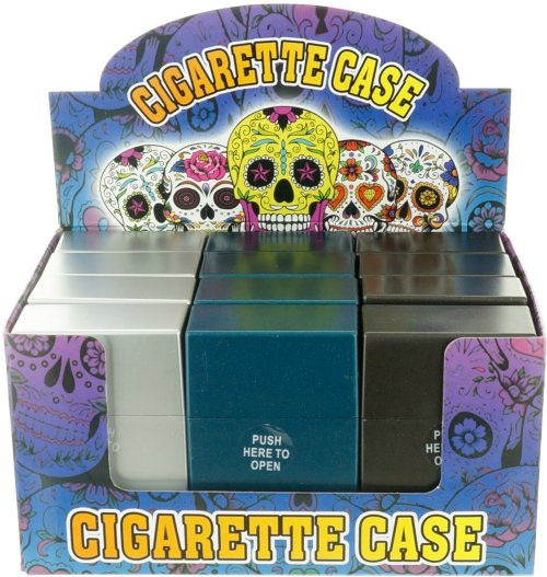 Colorful Push-to-Open Cigarette Cases (Set of 3)