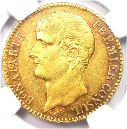 Napoleon's Golden Era Coin - Certified AU55
