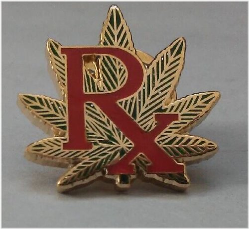 Green Relief Lapel Pin