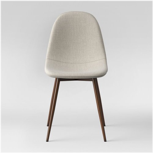 Copley Upholstered Dining Chairs in Light Gray