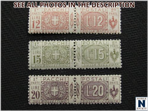 Italian Parcel Post Stamps Set