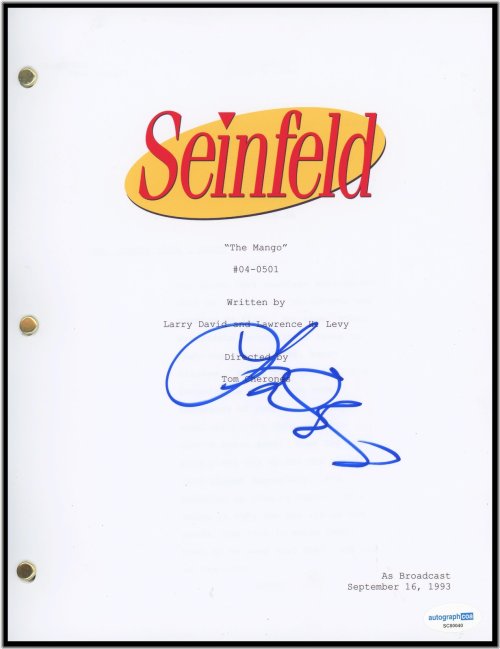The Mango" Script Autographed by Lisa Edelstein