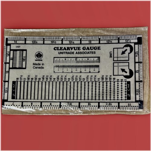 ClearVue Perforation Gauge