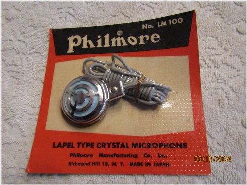 Crystal Tone Lapel Microphone