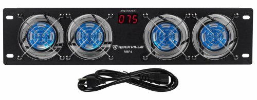 QuadCool LED Rack Fan System by Rockville