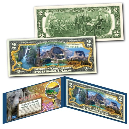 Montana Glacier National Park $2 Bill