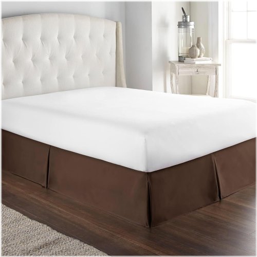Brown Microfiber Bed Cover