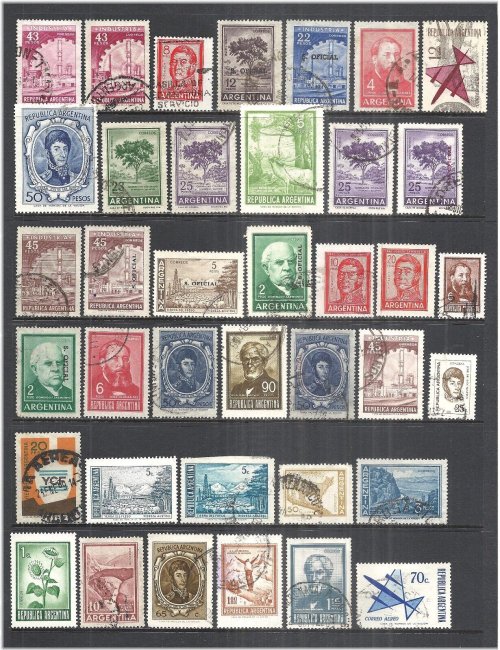 Argentine Stamp Collection 1961-1974