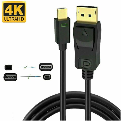 6FT High-Definition Mini Display Adapter - 4K 60Hz Video Quality